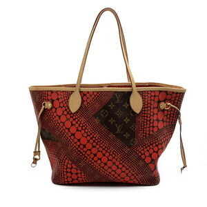 Louis Vuitton Tote Bag Monogram New Wave Neverfull Yayoi Kusama Rouge